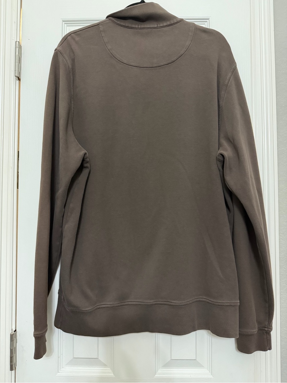 Burberry Men’s Brown Zip-Neck pullover - Picture 4 of 4